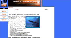 Desktop Screenshot of floridavacantlandsales.com
